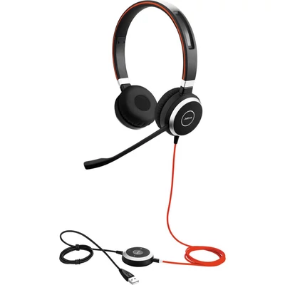 Kép 2/2 - Jabra Evolve 40 UC Stereo USB + 3,5mm jack Headset Black