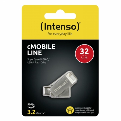 Kép 3/3 - Intenso 32GB cMobile Line USB3.2 Silver