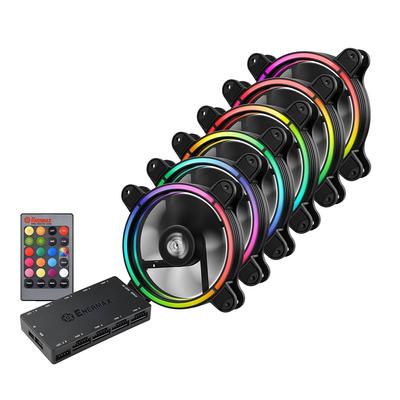 Enermax Intros T.B. RGB Fans with Exclusive 4-ring RGB Visual Effects (6 pack)