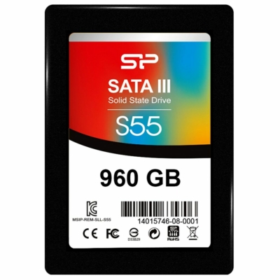 Kép 1/3 - Silicon Power 960GB 2,5" SATA3 Slim S55