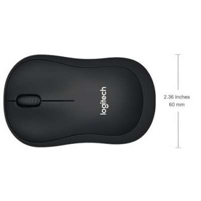 Kép 2/3 - Logitech B220 Silent wireless mouse Black