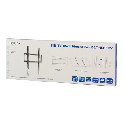 Kép 3/4 - Logilink BP0010 32"-55" TV Wall Mount Tilt Black