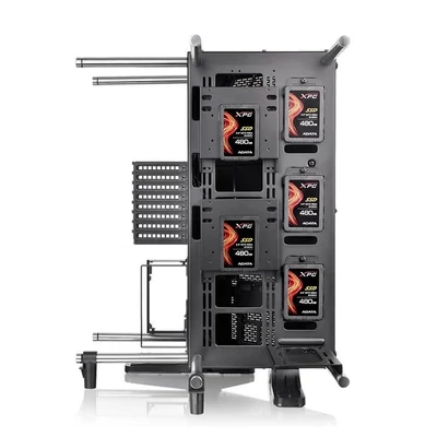 Kép 8/14 - Thermaltake Core P90 Tempered Glass Edition Black