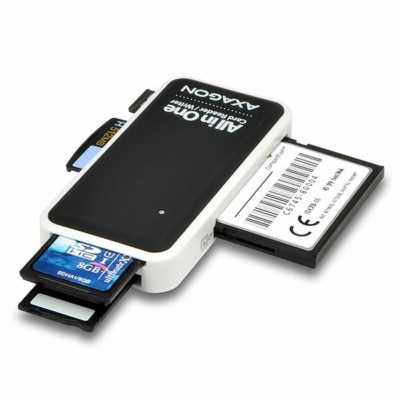 Kép 2/9 - AXAGON CRE-X1 External 5-slot Card Reader Black/White