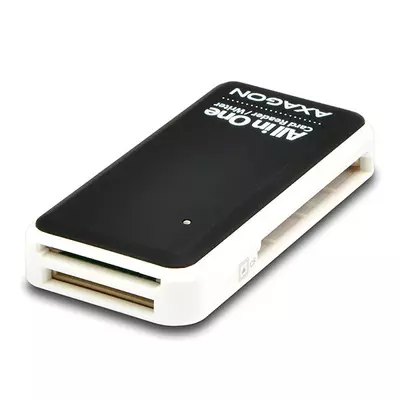 Kép 4/9 - AXAGON CRE-X1 External 5-slot Card Reader Black/White