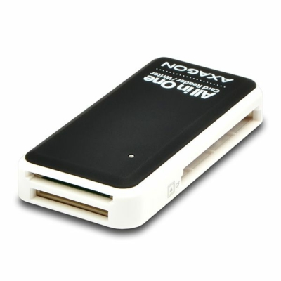 Kép 4/9 - AXAGON CRE-X1 External 5-slot Card Reader Black/White