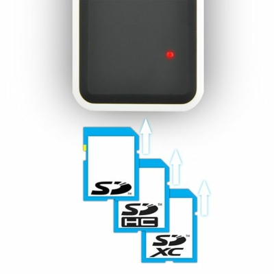 Kép 7/9 - AXAGON CRE-X1 External 5-slot Card Reader Black/White