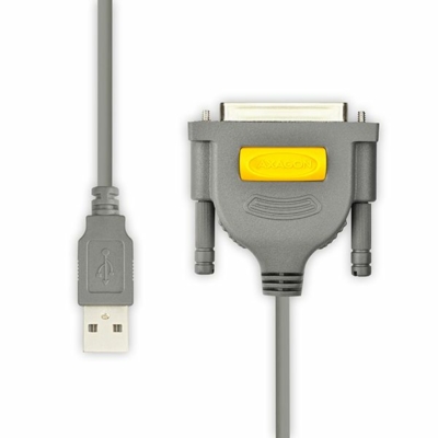 Kép 2/5 - AXAGON ADP-1P25 USB Printer adapter cable 1,5m Grey