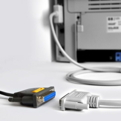 Kép 5/5 - AXAGON ADP-1P25 USB Printer adapter cable 1,5m Grey
