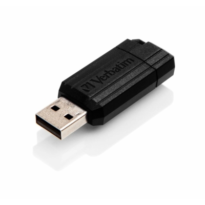 Kép 3/5 - Verbatim 32GB PinStripe USB2.0 Black