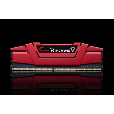 Kép 3/3 - G.SKILL 16GB DDR4 2133MHz Kit(2x8GB) RipjawsV Red