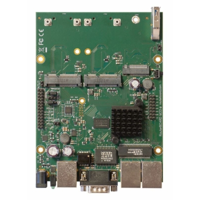 Kép 1/2 - Mikrotik RouterBoard M33G 3xGbE LAN 2xminiPCI-e 2xSIM slot