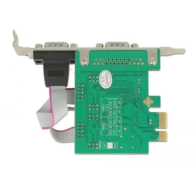 Kép 5/6 - DeLock PCI Express Card to 2x Serial RS-232 high speed 921K with voltage supply