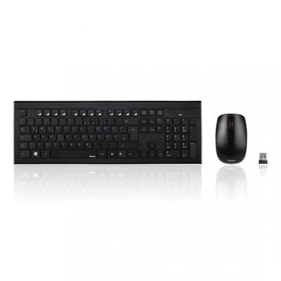 Kép 4/5 - Hama Cortino Wireless Keyboard + Mouse Set Black HU