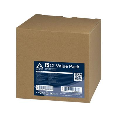 Kép 2/5 - Arctic P12 Value Pack (Black/Black)