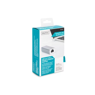 Kép 4/4 - Digitus DN-3024 USB Type-C Gigabit ethernet adapter