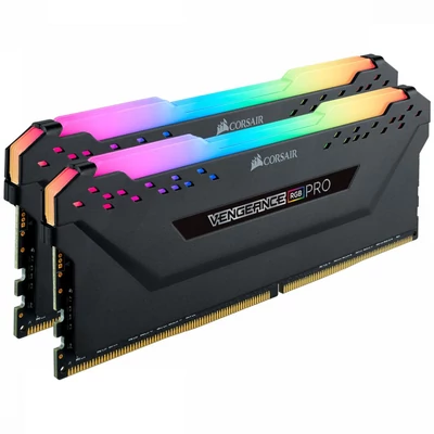 Kép 2/5 - Corsair 16GB DDR4 3200MHz Kit(2x8GB) Vengeance RGB Pro Black