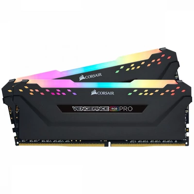 Kép 3/5 - Corsair 16GB DDR4 3200MHz Kit(2x8GB) Vengeance RGB Pro Black
