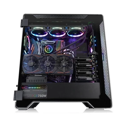 Kép 6/10 - Thermaltake A500 Aluminum Tempered Glass Black