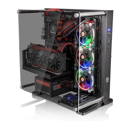 Kép 3/8 - Thermaltake Core P3 Tempered Glass Black