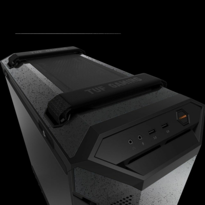 Kép 3/6 - Asus TUF Gaming GT501 Tempered Glass Black