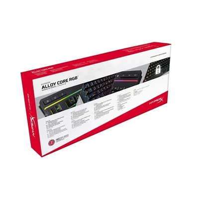 Kép 7/10 - Kingston HyperX Alloy Core RGB Gamer Keyobard Black US