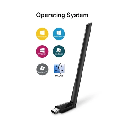 Kép 4/7 - TP-Link Archer T2U Plus AC600 High Gain Wireless Dual Band USB adapter