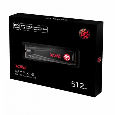Kép 6/6 - A-Data 512GB M.2 2280 NVMe XPG Gammix S5