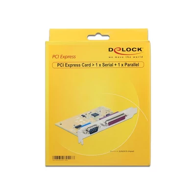 Kép 4/4 - DeLock PCI Express Card to 1x Serial + 1x Parallel