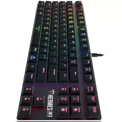 Kép 3/3 - Gamdias Hermes M3 Mechanical Gaming Keyboard Black HU