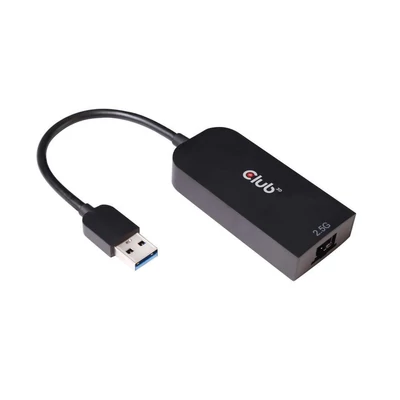 Kép 2/3 - Club3D USB 3.2 Gen1 Type A to RJ 45 2.5 Gbps adapter