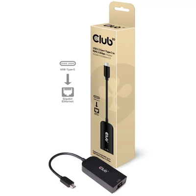 Club3D USB 3.2 Gen1 Type C to RJ 45 2,5 Gbps adapter