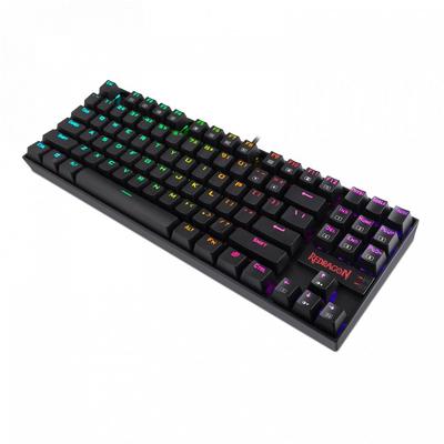 Kép 5/8 - Redragon Kumara RGB Brown Switches mechanikus gamer billentyűzet fekete HU