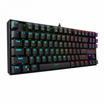 Kép 3/8 - Redragon Kumara RGB Backlight Mechanical Gaming Keyboard Blue Switches fekete HU