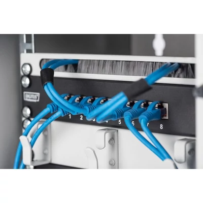 Kép 5/6 - Digitus 8-port patch panel 1U fekete