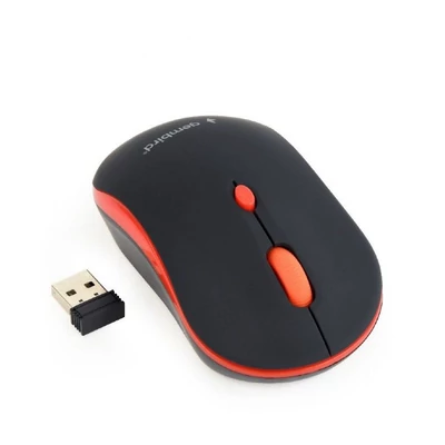 Kép 2/3 - Gembird MUSW-4B-03-R Wireless optical mouse Black/Red