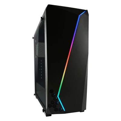 Kép 2/8 - LC Power LC-700B-ON 700B Hexagon Window Black