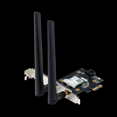 Kép 2/4 - Asus PCE-AX3000 Dual Band PCI-E WiFi 6 (802.11ax) 160MHz Bluetooth támogatással