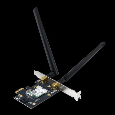 Kép 4/4 - Asus PCE-AX3000 Dual Band PCI-E WiFi 6 (802.11ax) 160MHz Bluetooth támogatással