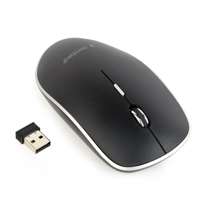 Kép 2/3 - Gembird MUSW-4B-01 wireless optical mouse Black