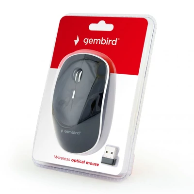 Kép 3/3 - Gembird MUSW-4B-01 wireless optical mouse Black
