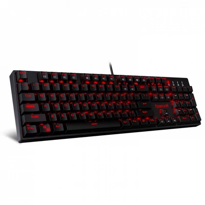 Redragon Surara Pro Red LED Backlight Mechanical Gaming Keyboard with Ultra-Fast V-Optical Blue Swit