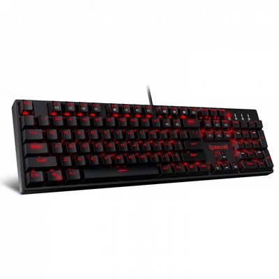 Kép 2/10 - Redragon Surara Pro Red LED Backlight Mechanical Gaming Keyboard with Ultra-Fast V-Optical Blue Swit