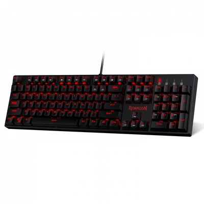 Kép 4/10 - Redragon Surara Pro Red LED Backlight Mechanical Gaming Keyboard with Ultra-Fast V-Optical Blue Swit