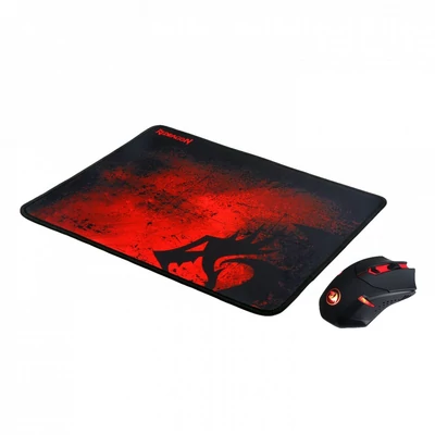 Kép 6/8 - Redragon M601WL-BA Wireless Gaming Mouse and Mouse Pad Combo Black/Red