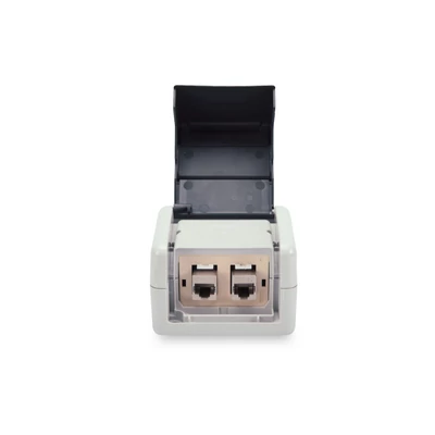 Kép 3/3 - Digitus DN-93844-OD-1 kapcsolókeret és vakdugó Grey