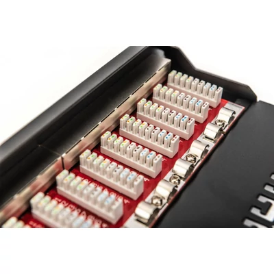Kép 6/7 - Digitus 12-port patch panel 1U fekete