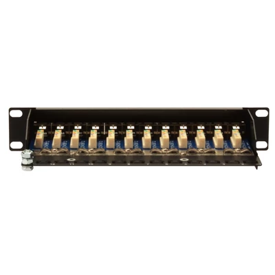 Kép 2/6 - Digitus 12-port patch panel 1U fekete