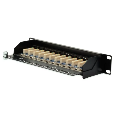 Kép 3/6 - Digitus 12-port patch panel 1U fekete