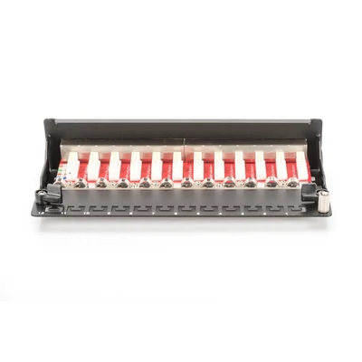Kép 4/7 - Digitus 12-port patch panel 1U fekete